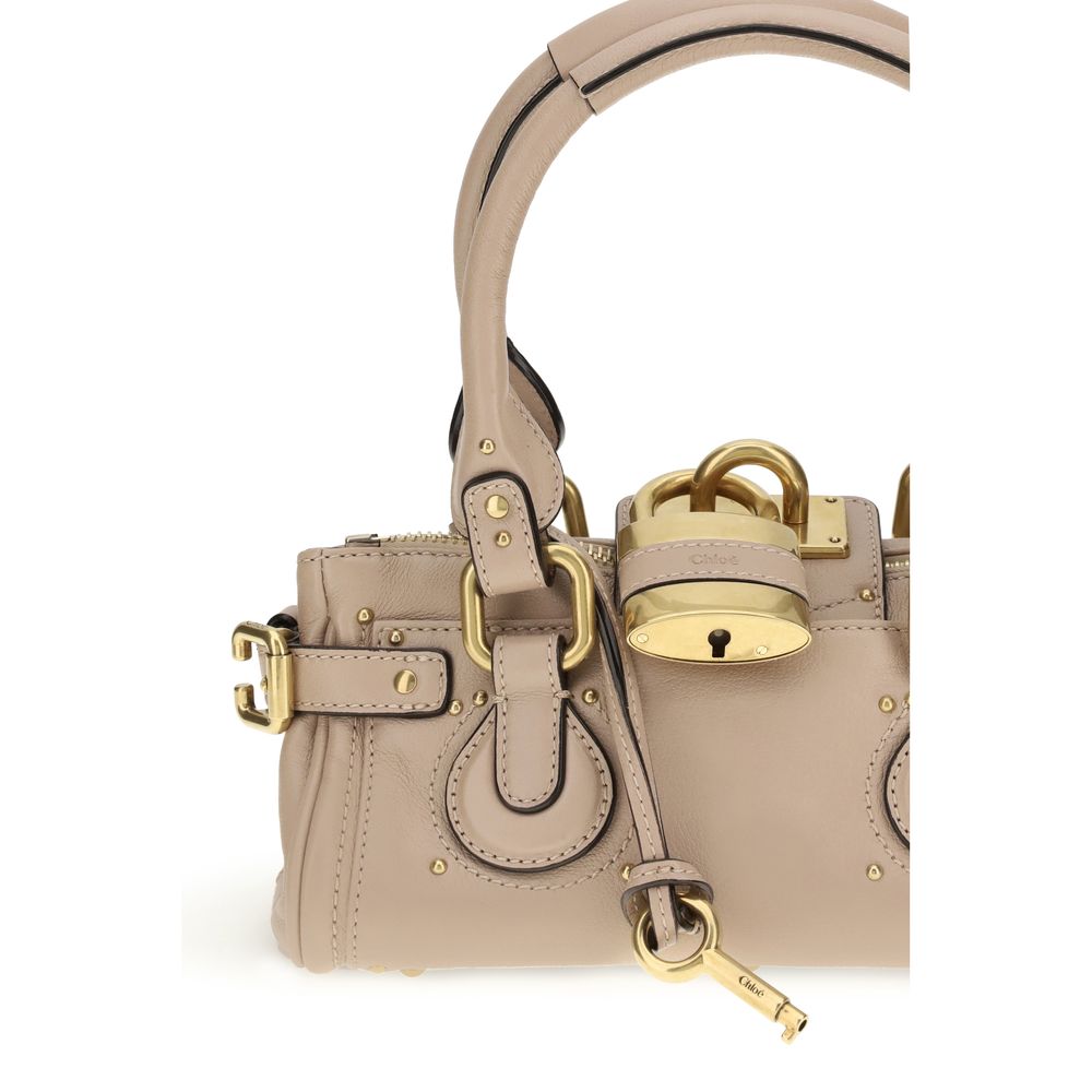Beige Calf Leather Bos Taurus Shoulder Bag - Élégance Sélective