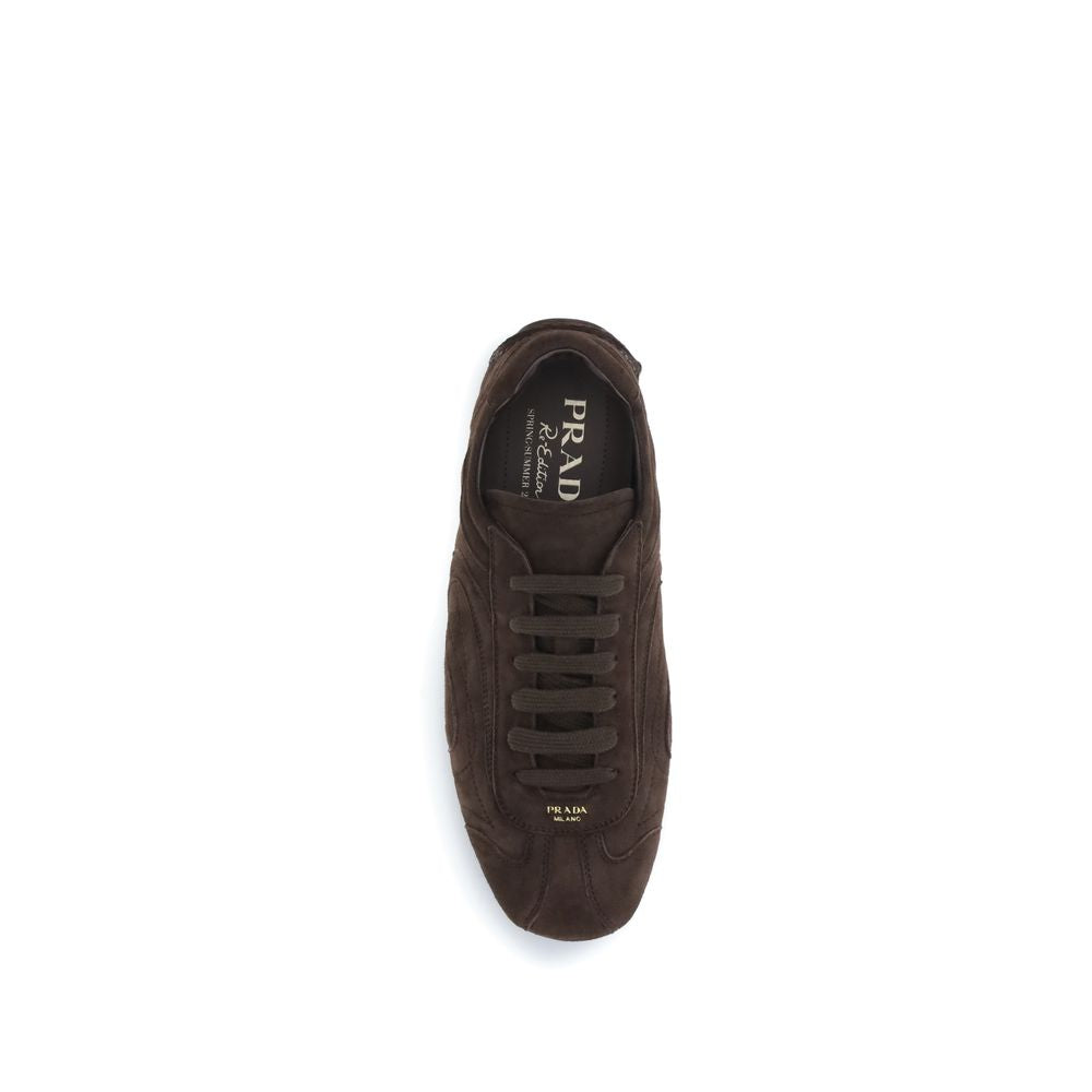 Brown Calf Leather Bos Taurus Athletic Sneakers - Élégance Sélective